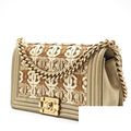 Chanel Boy Dubai Limited Lambskin Chain Shoulder Bag