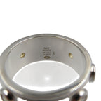 Louis Vuitton Studs M1622 L Silver 925 Ring 1065 — view 5