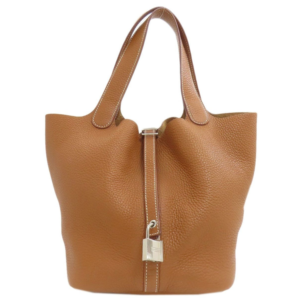 Hermes Picotin Lock MM Silver Handbag