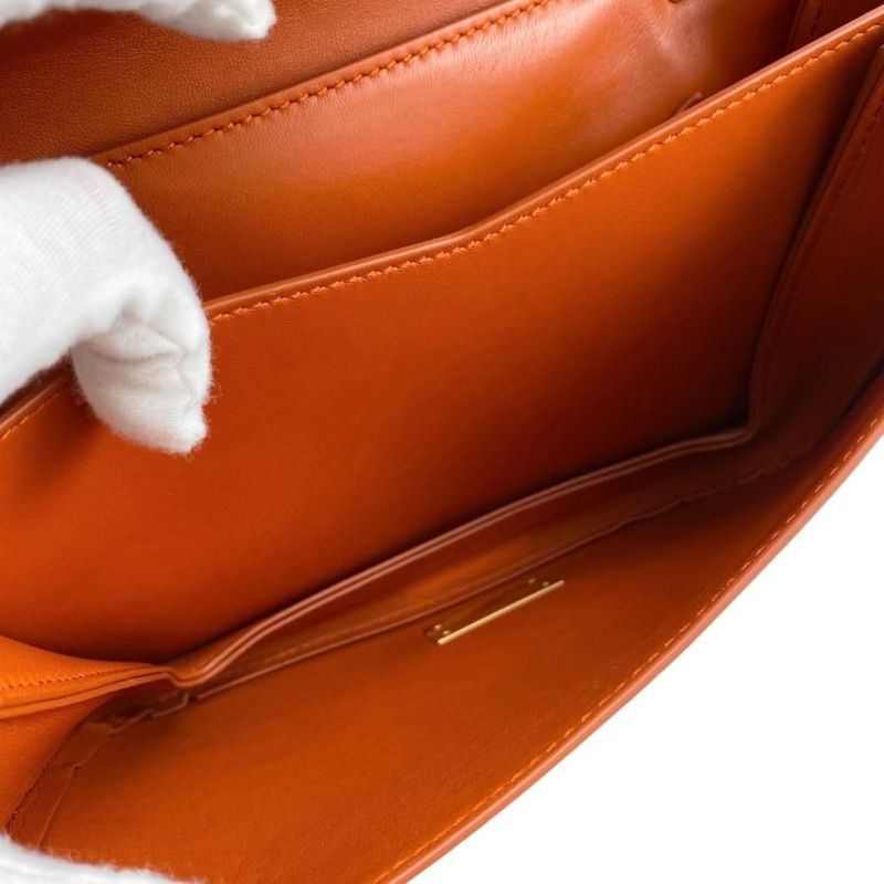 Bottega Veneta Shoulder Bag Mount Small Envelope V12 M0 Chain Orange — view 6