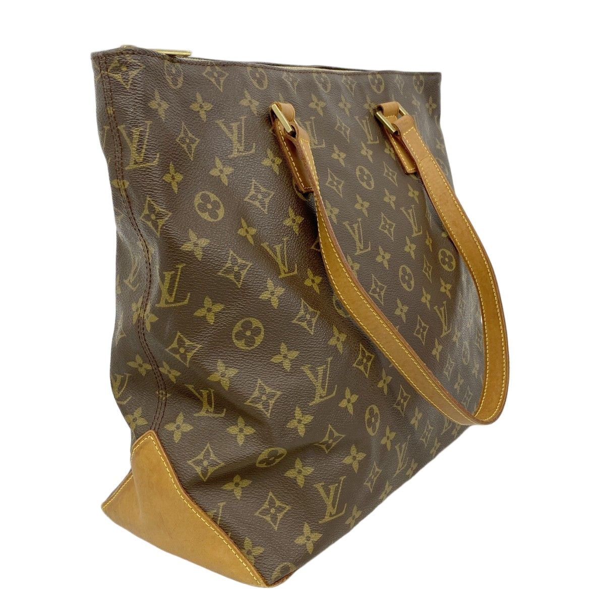 Louis Vuitton Tote Monogram Cabas Mezzo Brown — view 2
