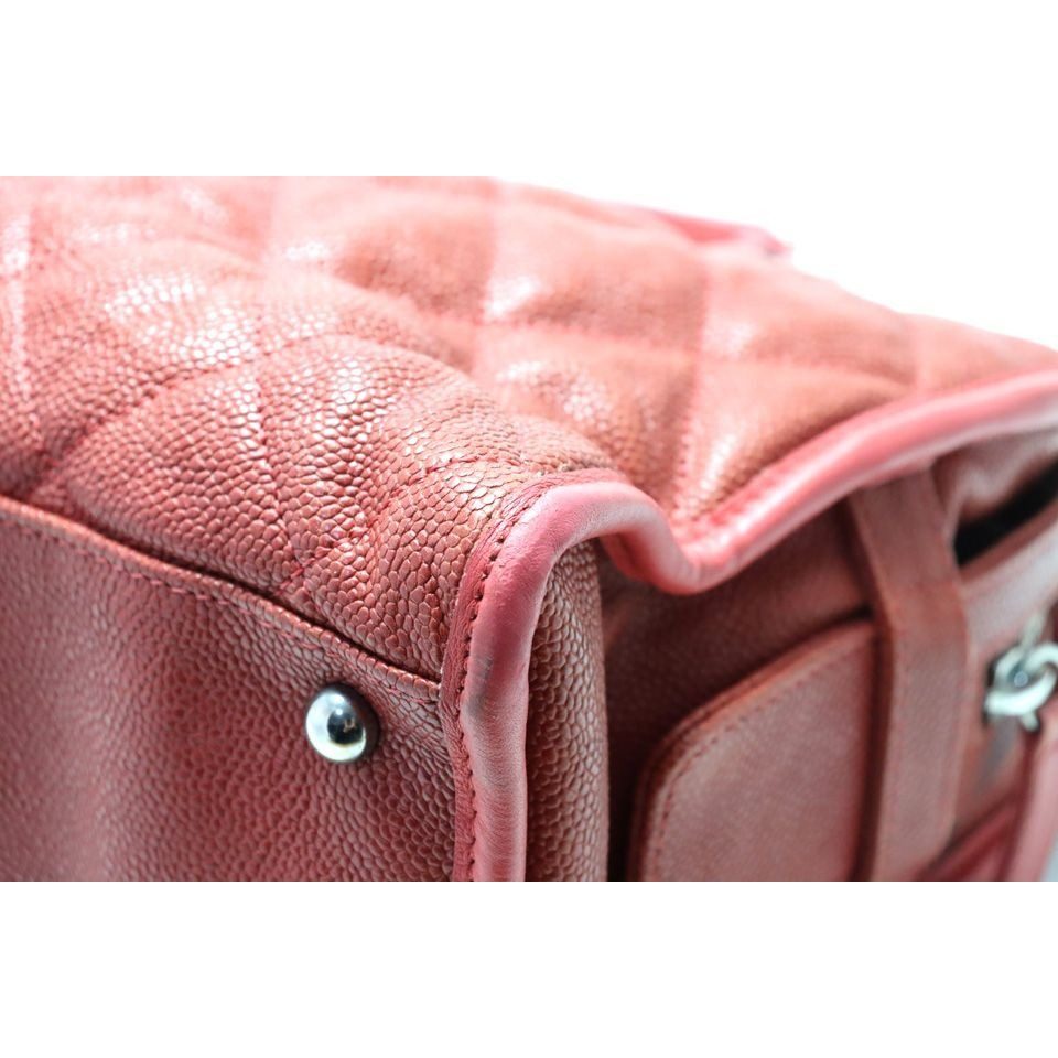 Chanel Caviar Leather Quilted Chain Shoulder Bag — view 4