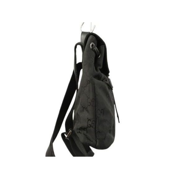 Gucci GG Canvas Backpack Black — view 3