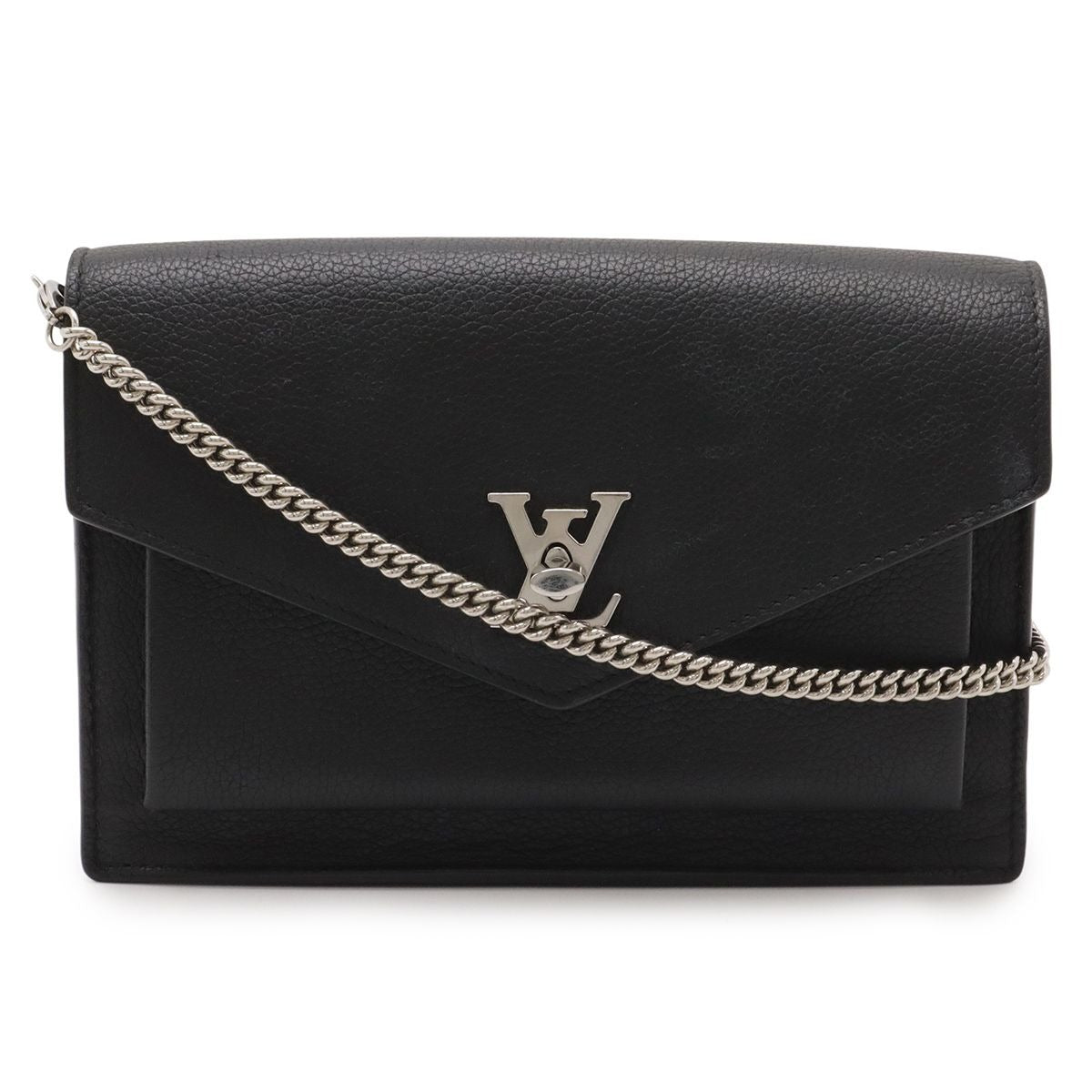 Louis Vuitton Pochette Locksmith Chain Clutch 2-Way Shoulder Bag