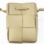 Bottega Veneta Shoulder Cassette Mini Crossbody Bucket Bag Ivory — view 5