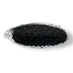 Dior Beret Bijou Netted Toque Hat Black — view 2