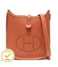 Hermes Shoulder Bag Crossbody Silver Evelyne TPM