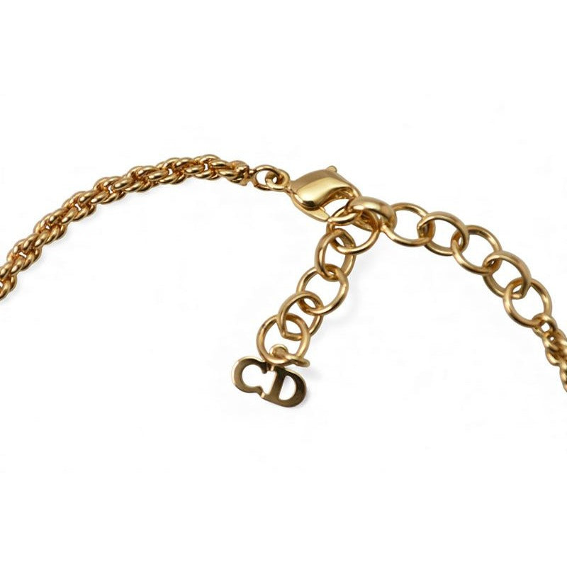 Christian Dior Necklace Vintage CD Logo — view 3