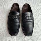 Bottega Veneta Intrecciato Leather Loafer 36 1 2 Black — view 6