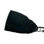 Gucci GG Canvas Bamboo Leather Shoulder Bag Semi Black — view 6