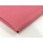 Hermes Calvi Card Case Leather Pink Stamped — view 4