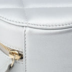 Chanel Tote 19 Quilted Chain Shoulder Lambskin Silver — view 8