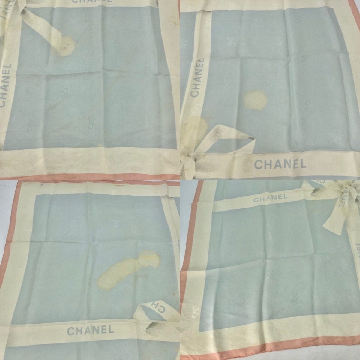 Chanel Scarf Silk Ribbon Bandana — view 4
