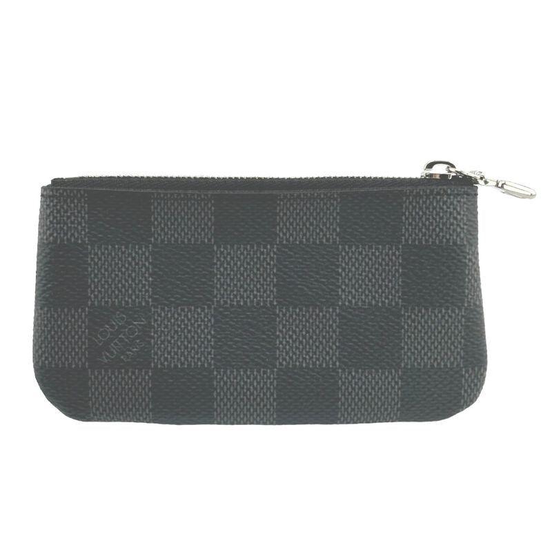 Louis Vuitton Graphite Key Case Pochette Cles With Coin Purse — view 2