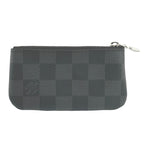 Louis Vuitton Graphite Key Case Pochette Cles With Coin Purse — view 2