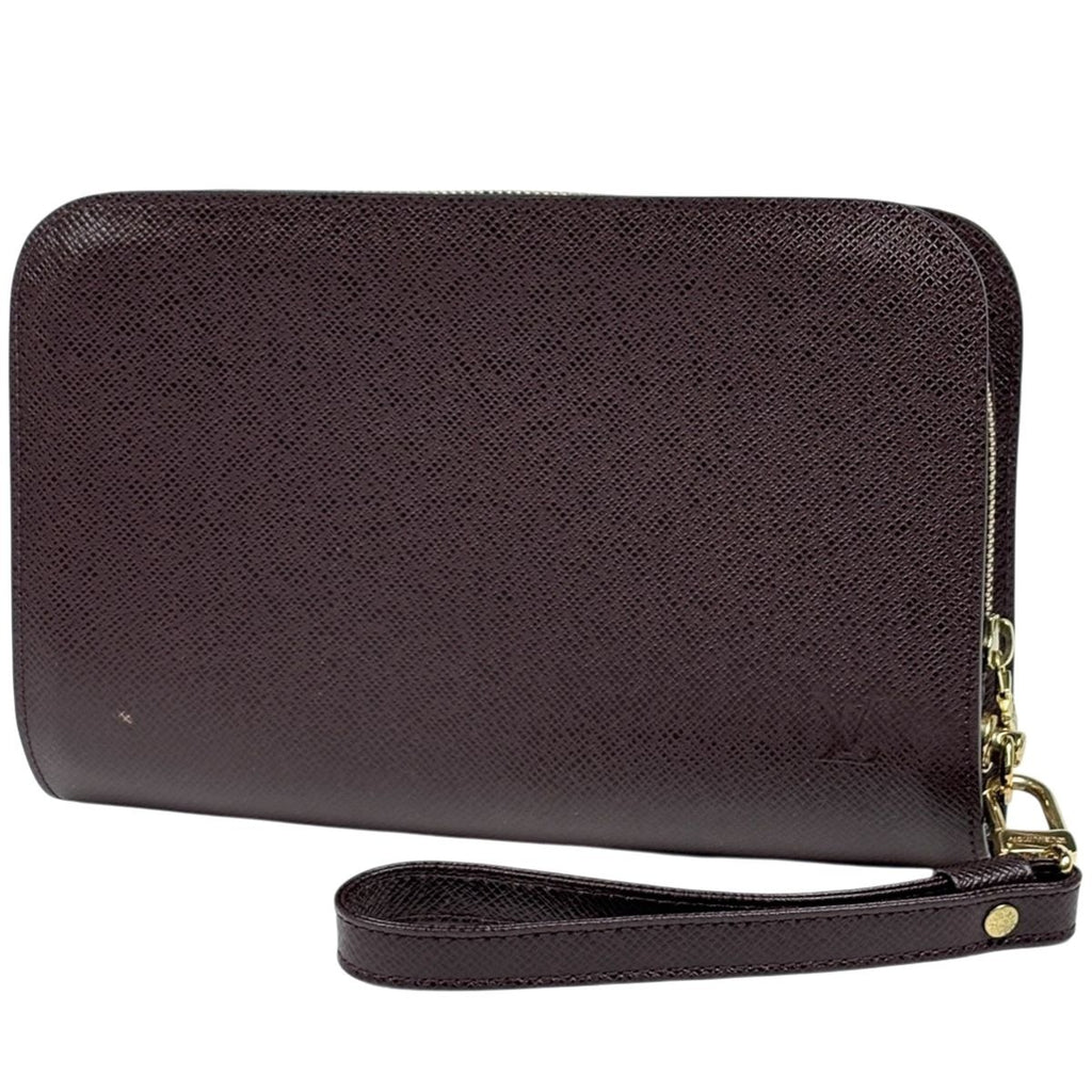 Louis Vuitton Baikal Handheld Business Second Bag Taiga Acajou