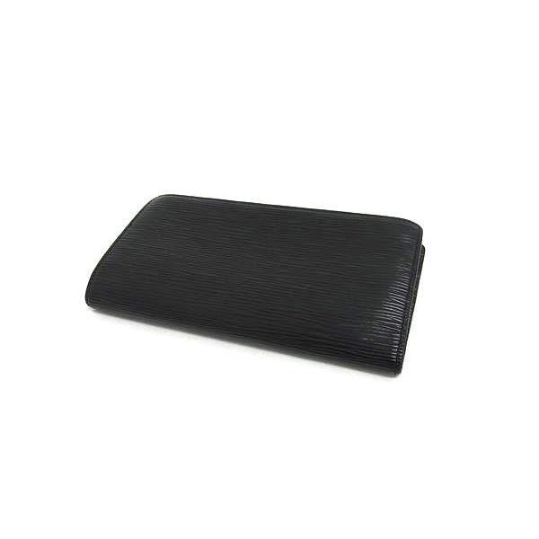 Louis Vuitton Long Wallet Epi Continental Viennese Black Leather — view 3