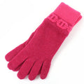 Hermes Heaven Cashmere Chaine D'ancre Motif Knit Gloves Pink