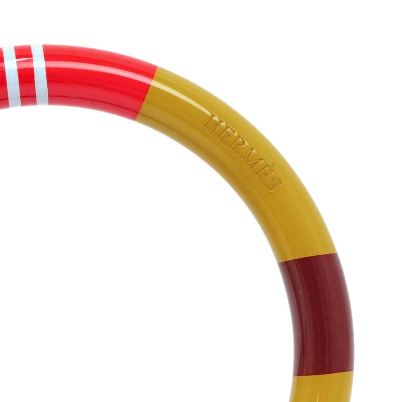 Hermes Bangle H Equipe Mustard Series S Accessories — view 8