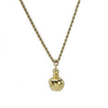 Christian Dior Necklace Metal Gold GP Perfume Bottle Motif Accessories