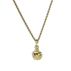 Christian Dior Necklace Metal Gold GP Perfume Bottle Motif Accessories