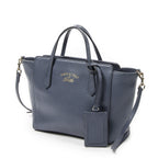 Gucci Mini Swing Tot Blue Grain Leather AB — view 2