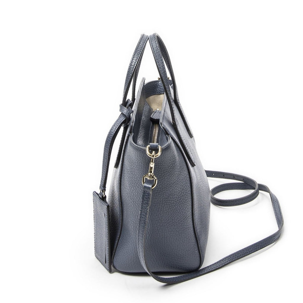 Gucci Mini Swing Tot Blue Grain Leather AB — view 3