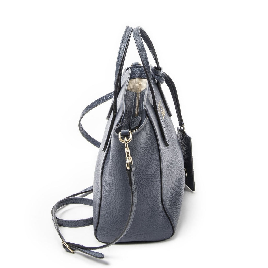 Gucci Mini Swing Tot Blue Grain Leather AB — view 4