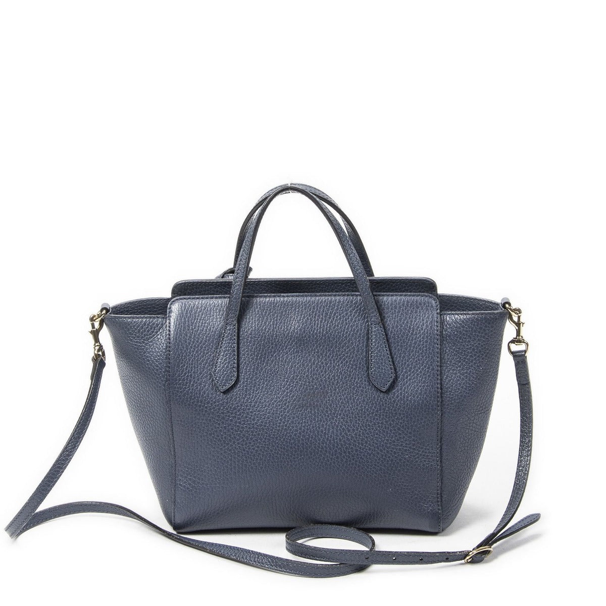 Gucci Mini Swing Tot Blue Grain Leather AB — view 5