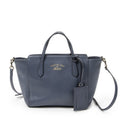 Gucci Mini Swing Tot Blue Grain Leather AB