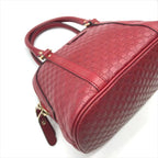 Gucci Micro Guccissima 2-Way Mini Compact Shoulder Bag Red Leather — view 5