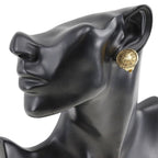 Chanel 31 rue Cambon Vintage Gold Plated 10.2 g Earrings — view 3