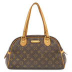 Louis Vuitton Shoulder Bag Montorgueil PM Monogram Canvas Gold