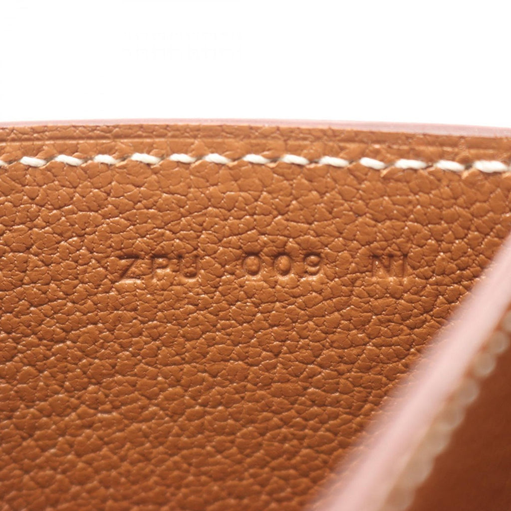 Hermes Shoulder Bag Perspective Cavalier 21 Gold Leather Brown — view 5