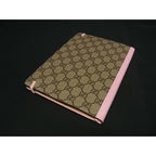 Gucci Disney Collaboration Daisy GG Pattern Leather Notebook Brown — view 2