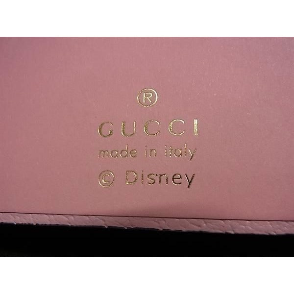 Gucci Disney Collaboration Daisy GG Pattern Leather Notebook Brown — view 4