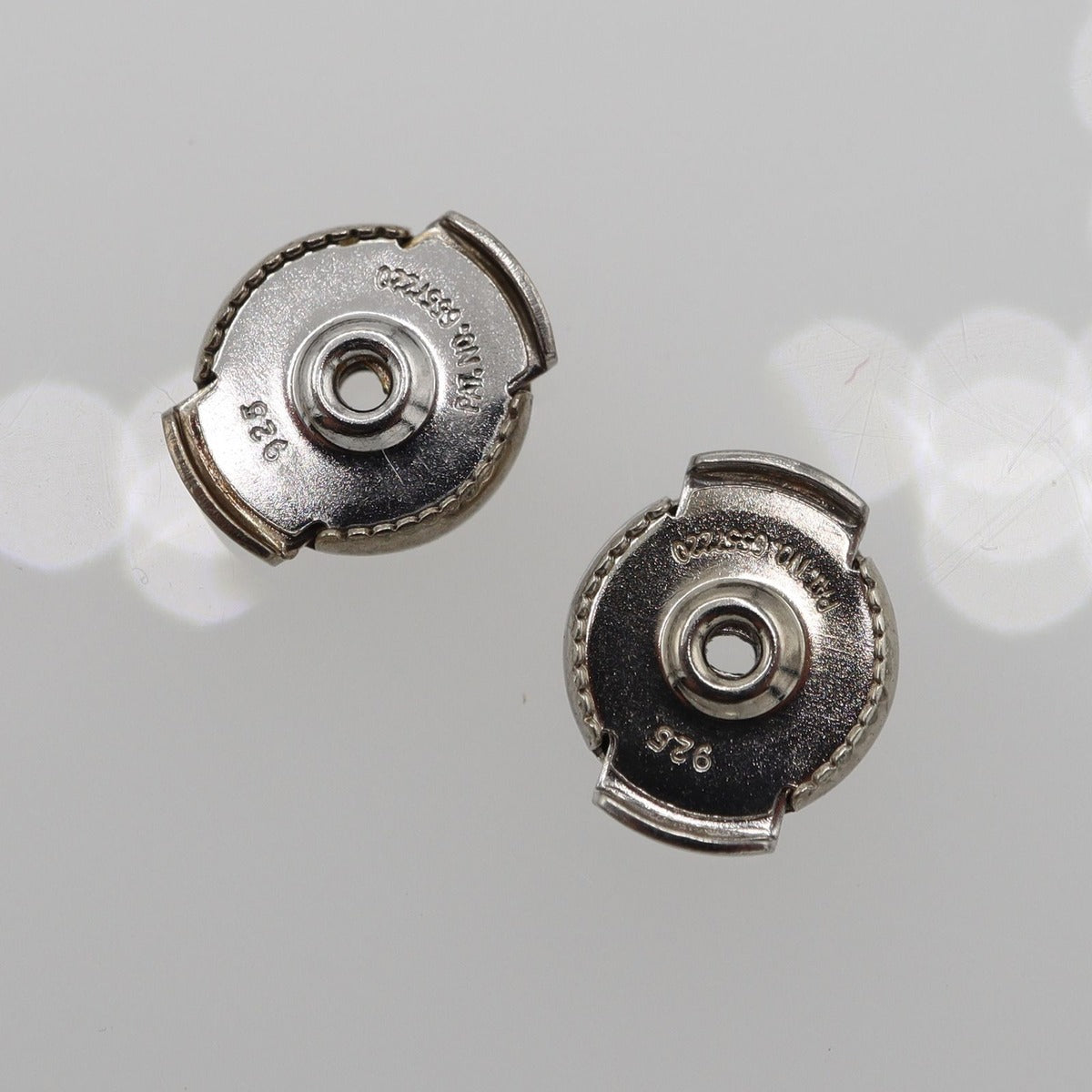 Hermes Earrings Loop MM 925 Sterling Silver Box Bag — view 6