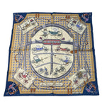Hermes Scarf History of Carriages Carre 70 Silk
