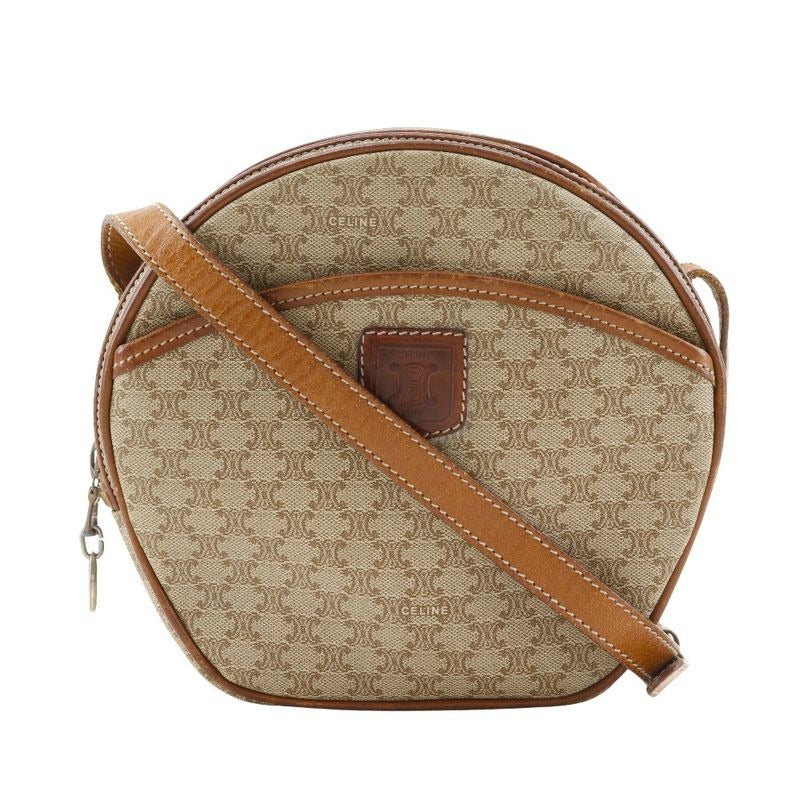 Celine Macadam Vintage Beige Shoulder Bag — view 2