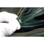 Louis Vuitton Taiga Reporter PM Leather Shoulder Bag — view 8