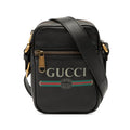 Gucci Sherry Line Black Multicolor Leather