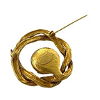 Chanel Vintage Coco Mark Motif GP Faux Pearl Brooch 94A — view 3