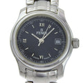 Fendi Orologi Stainless Steel Quartz Analog Display Black Dial Watch