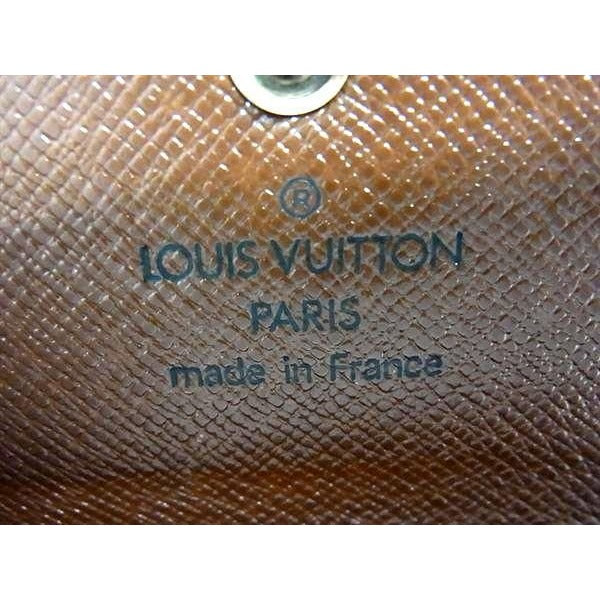 Louis Vuitton Key Case Monogram Multicles 4 Brown Leather — view 5