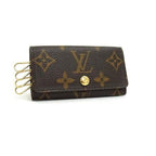 Louis Vuitton Key Case Monogram Multicles 4 Brown Leather — view 6