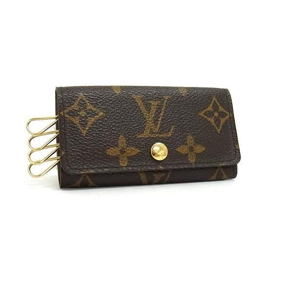 Louis Vuitton Key Case Monogram Multicles 4 Brown Leather — view 6