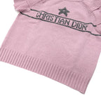 Dior Short Sleeve Knit Ruffles 36 Sizes Pink 344 S13 Bm003 Cashmere — view 6