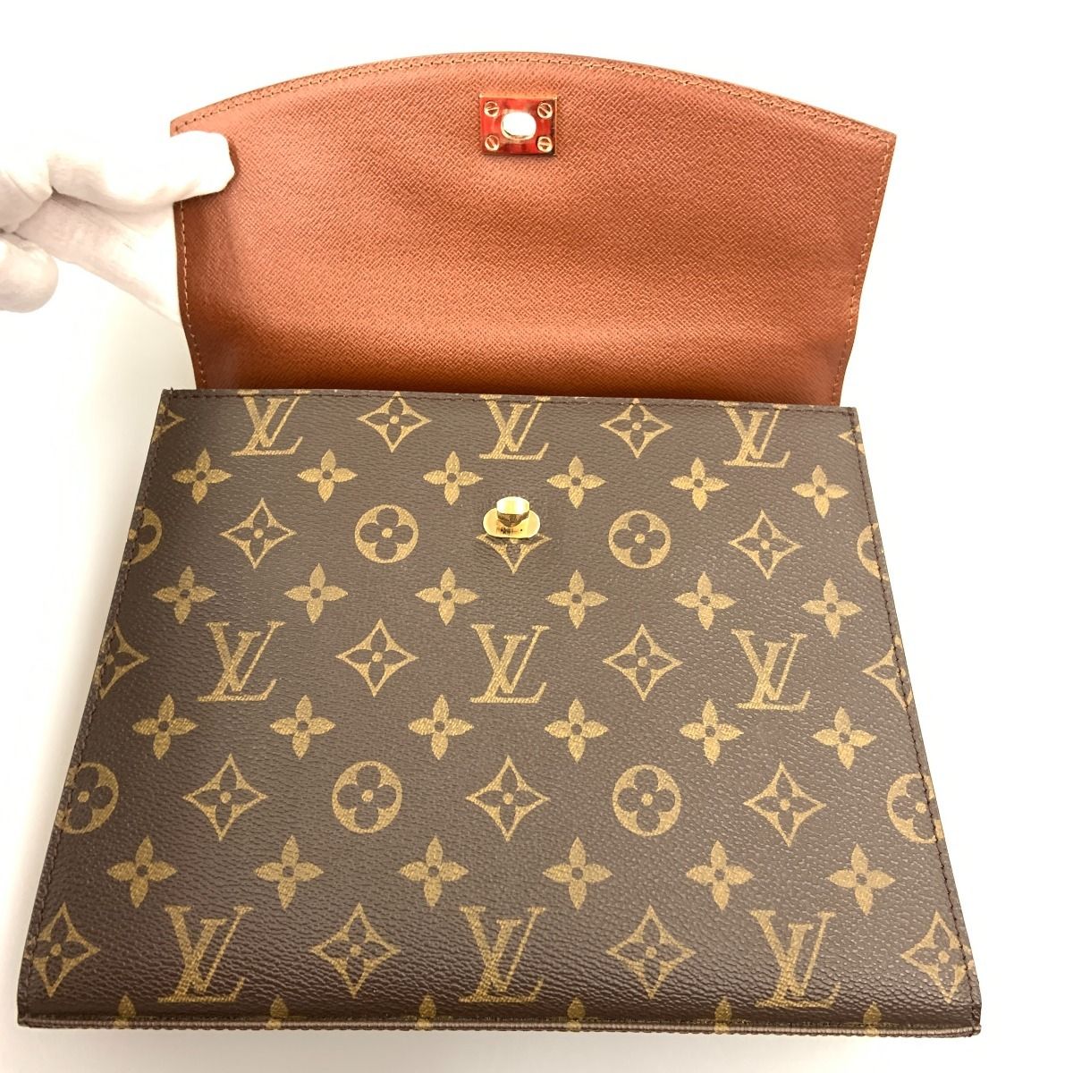 Louis Vuitton Monogram Malherbe Handbag Brown — view 6