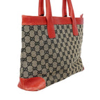 Gucci Tote GG Canvas 002 Black Red Gold — view 2
