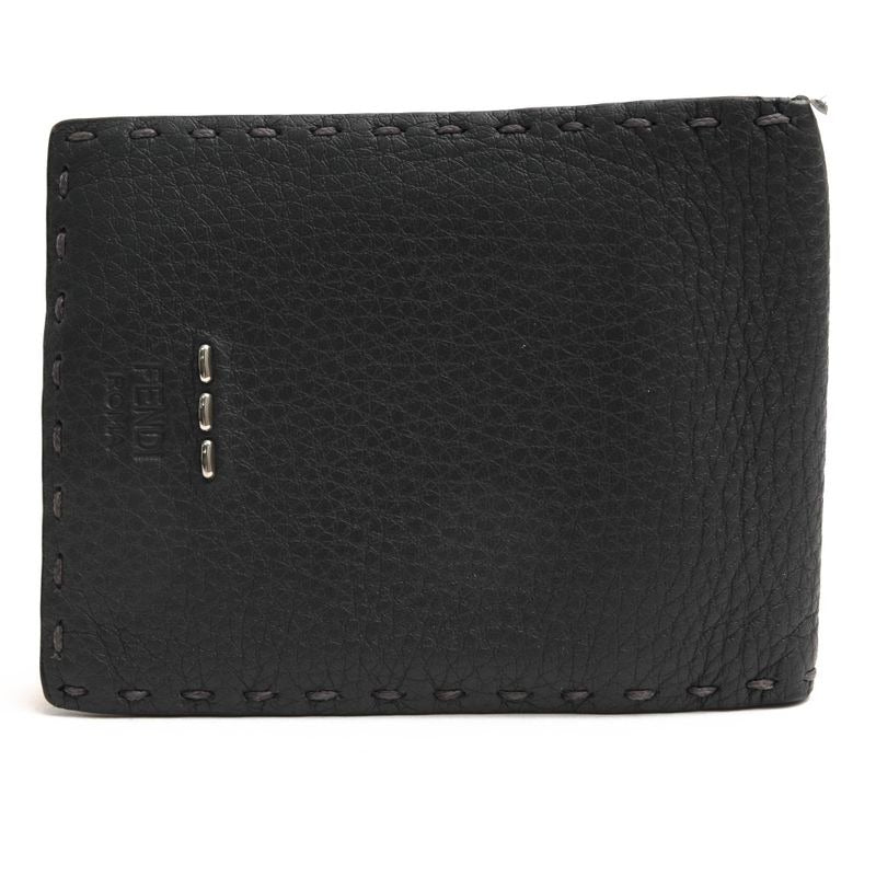 Fendi Wallet Men Leather Gray 7 M0194 O7 N Fogxn Coin